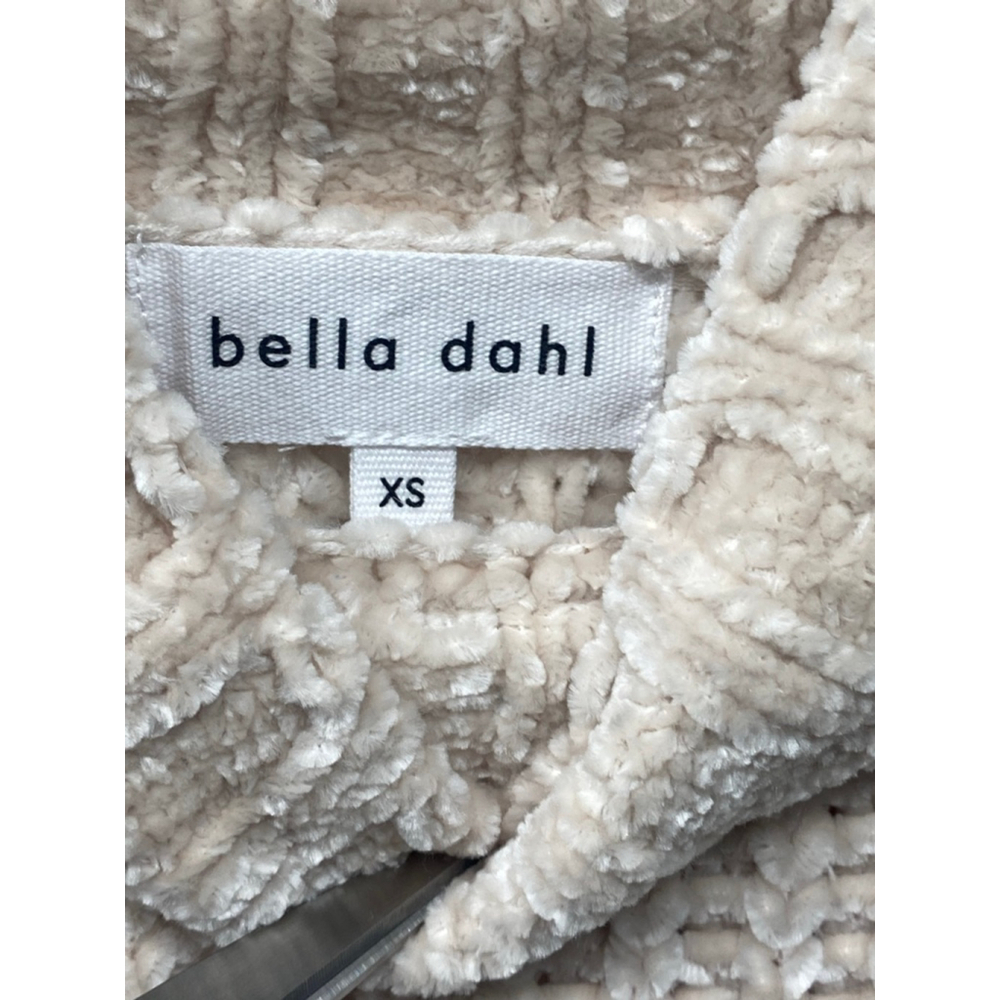 Women's bella dahl Beige Ribbed Turtleneck Sweater XS - Picture 4 of 5